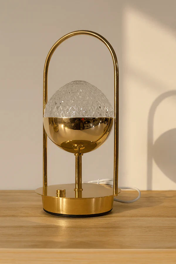 Crystal Patterned Decorative Table Lamp