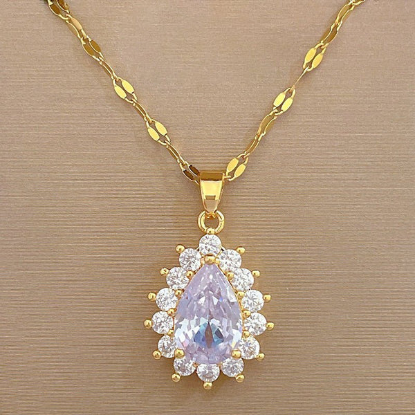 Micro-inlaid Graceful Personality Banquet Ear Necklace