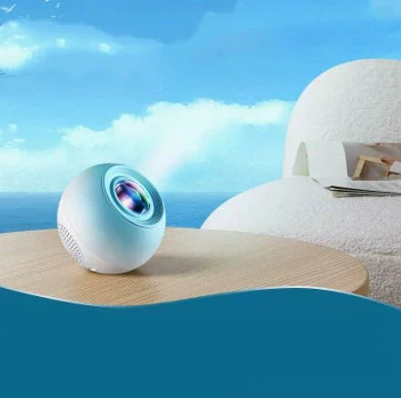 Projector Small Night Light Rotating Water Ripple Flame Ambiance Bedroom Decor